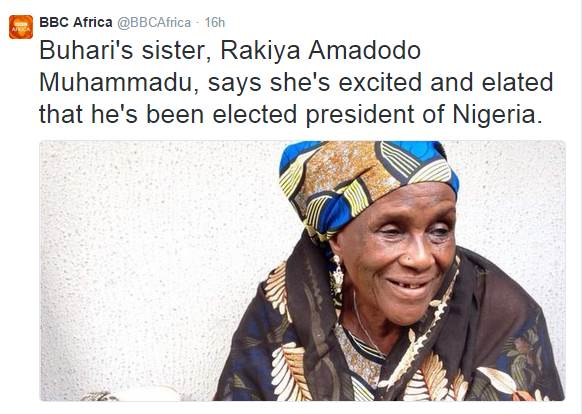 Buhari's sister