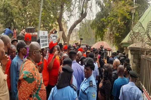 Nigeria - Nigeria Labour Congress Protests LP Secretariat, Calls For ...