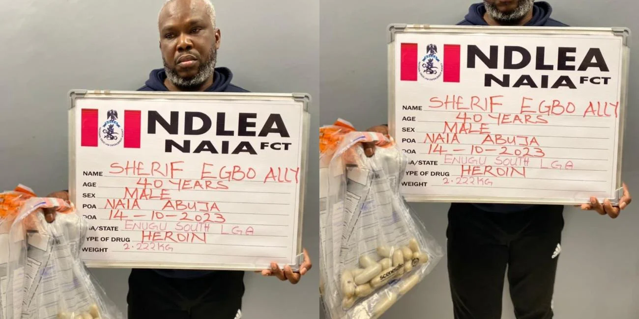 Madrid-Based 'Businessman' Arrested for Drug Trafficking at Abuja Airport: 93 Heroin Wraps Excreted