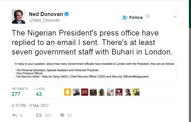 aides of Buhari in London.JPG