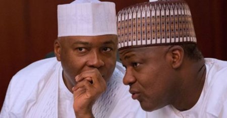 saraki - dogara - senate mace - punch news - nigeria political news.JPG