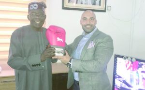 tinubu - autographed gloves - sunnews.jpg