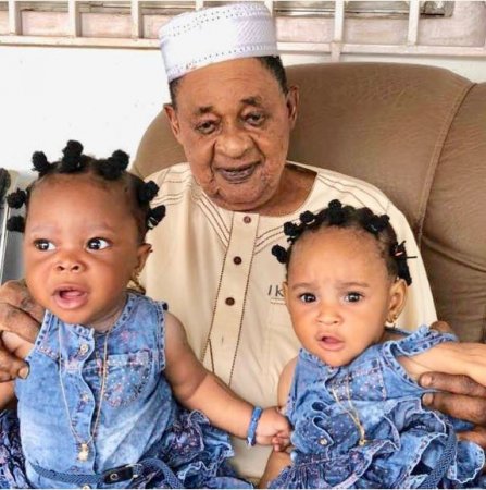 tori-News-Oba Lamidi Adeyemi III and the daughters.JPG
