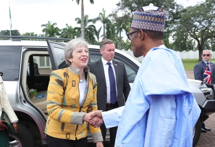 P.M.Express News-Theresa May-Muhammadu Buhari.webp