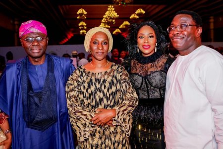 Mrs Oludolapo Osinbajo, Governor Aspirant Sanwo Olu, MoAbudu.jpg