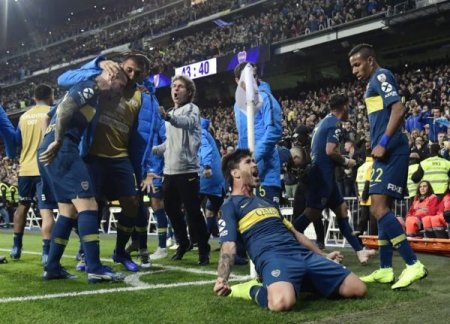 Boca Juniors player celebrates.jpeg