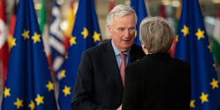 Michel Barnier greets UK Prime Minister Theresa May.jpg