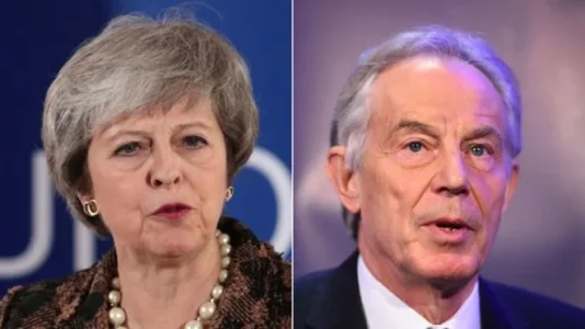Theresa May and Tony Blair.webp