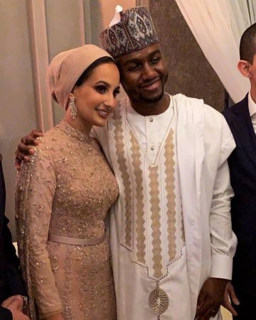 Mohammed Dangote and his Malaysian bride, Sara.jpeg