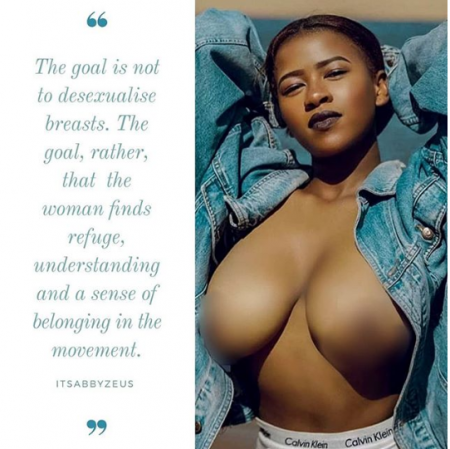Metro - Abby Chioma, founder of the boobs movement exposes her breast in  these graphic photos – INFORMATION NIGERIA