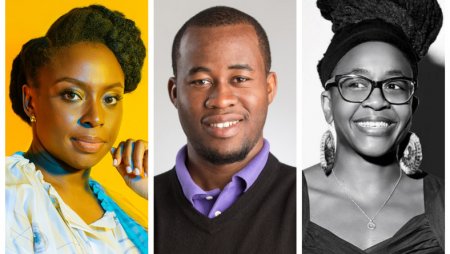 Chimamanda Ngozi Adichie, Chigozie Obioma, Nnedi Okorafor.jpg