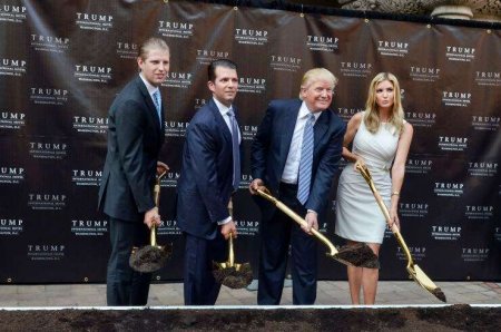 Eric Trump, Donald Trump Jr., Donald Trump and Ivanka Trump.jpeg