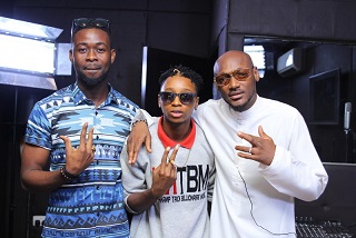 Sarz, Yung6 and 2Face (1).JPG