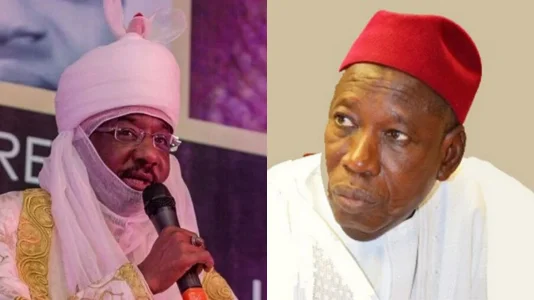 Emir Lamido Sanusi II & Gov. Abdullahi Ganduje.webp