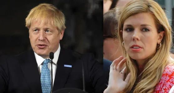 Boris Johnson and his girlfriend Carrie Symonds.webp