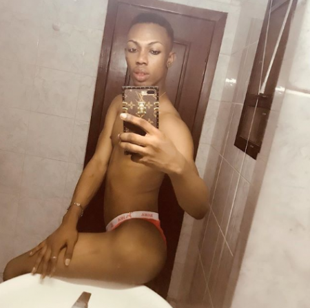 Popular effeminate dancer, James Brown strips to his underwear (photo).png