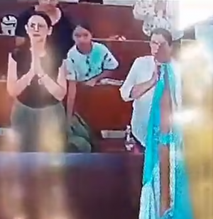 Shocking Footage: Mother Teaches Daughter to Steal During Church Mass