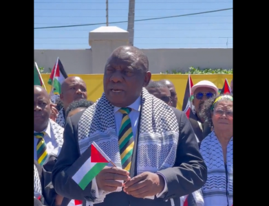 VIDE0: Cyril Ramaphosa Expresses Solidarity with Palestine: Calls for Two-State Solution