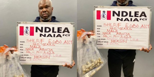 Madrid-Based 'Businessman' Arrested with 93 Heroin Wraps at Abuja Airport