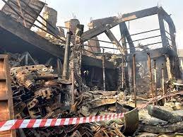 Midnight Fire Engulfs Ladipo Plank Market in Lagos, Causing Millions in Damages