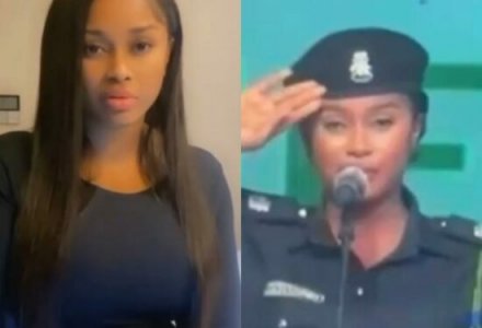 Descushiel's Apology: Nigerian Singer/Actress Regrets National Anthem Slip at Police Conference