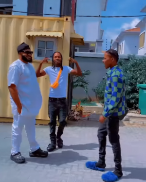 [VIDEO]Naira Marley, Sam Larry, and Zinoleesky Unite in Public Post-Mohbad Controversy