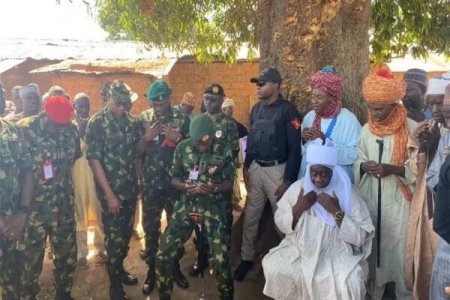 COAS Leads Prayer at Kaduna Village Mass Grave