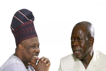 Amosun Labels Oshiomhole APC's 'Biggest Threat' Over 2019 Primaries Discord