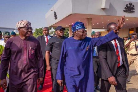 Tinubu Shuts down Lagos As He Arrives For Christmas