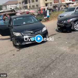 Viral Video: Intense Road Rage in Lekki Sparks Shock as Drivers Clash