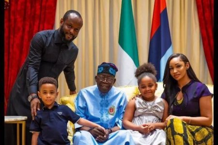 Nigerians React to Seyi Tinubu's Family Photos with President