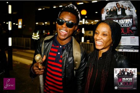 Don Jazzy-led Mavins at Heathrow Airport 8.JPG