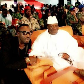 Jim Iyke with Gambian President.jpg