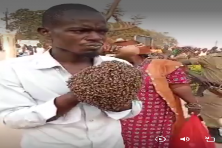 Woman in Northern Uganda Goes Viral for Catching a Robber with Beehive Handcuffs