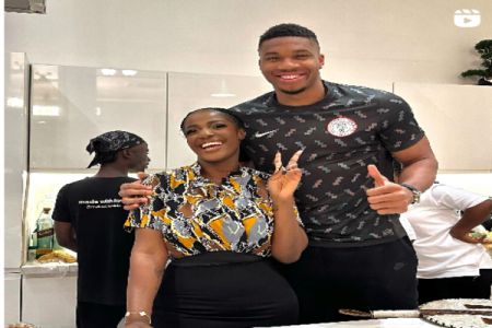 [VIDEO]  Hilda Baci Hosts Giannis Antetokounmpo and Team