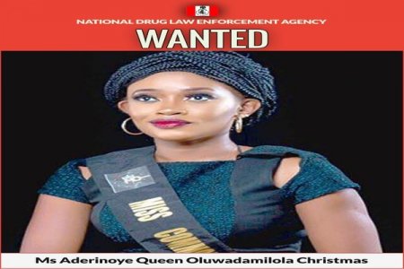 Former Beauty Queen on the Run - NDLEA Launches Manhunt for Accused Drug Dealer, Queen Oluwadamilola Aderinoye