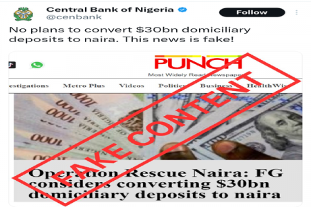 Nigerians React With Disbelief to CBN Denial of $30 Billion Domiciliary Account Conversion Policy