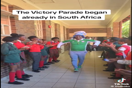 [VIDEO] Nigerian Teacher's Guard of Honor in South Africa Sparks Jubilation Among Nigerians Worldwide