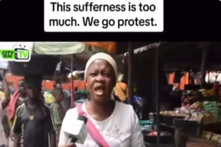 [VIDEO] 'The Sufferness is too much' - Market Women In Nigeria Rage at Government