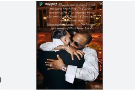 30BG Upset by Davido's Statement After Receiving a Rolex Birthday Gift from Atletico Madrid star, Memphis Depay