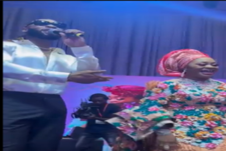 [Viral Video] Online Uproar as RCCG Pastor's Wife Invites Secular Star Flavour to Perform at Birthday Celebration
