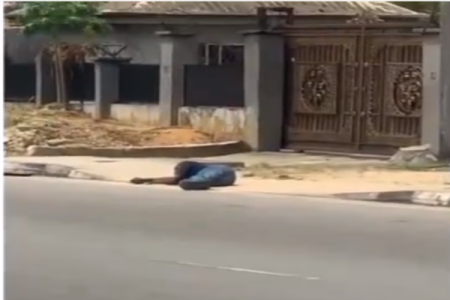[VIDEO] Disturbing Reality: Port Harcourt Resident Collapses from Three Days of Hunger