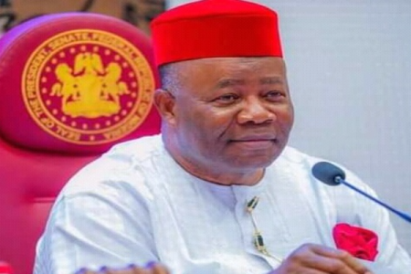 Nigerians Ridicule Akpabio's Protest Sponsorship Claims, Accuse Him of Disconnect from Reality