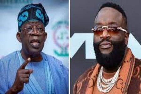 Nigerians Curious About US Rapper Rick Ross's Unexpected Affection for President Tinubu