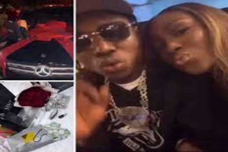 Zlatan's Romantic Surprise: Nigerians Applaud Singer for Lavish Mercedes Benz Gift on Davita's Birthday