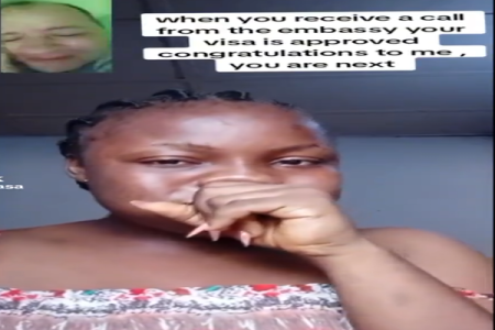 (video) New Japa Frontier: Woman Celebrates Visa to Visit Serbian Boyfriend, Nigerians Warn Against Human Trafficking