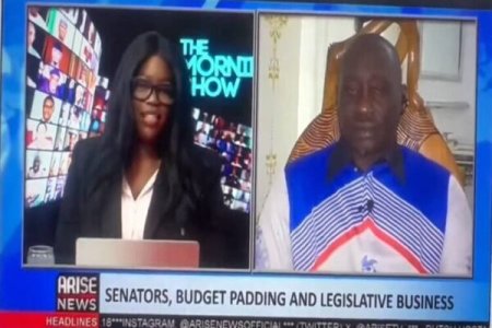 [VIDEO] Senator Jarigbe Agom Walks Out of Interview Over 2024 Budget Questions