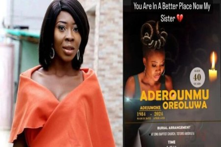 Nollywood Mourns: Jenifer Diary Actress Aderounmu Adejumoke Passes Away at 40