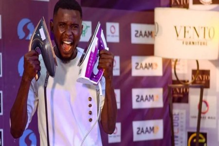 Nigerians Stunned as Entrepreneur Sets Guinness World Record with 115-Hour Ironing Marathon
