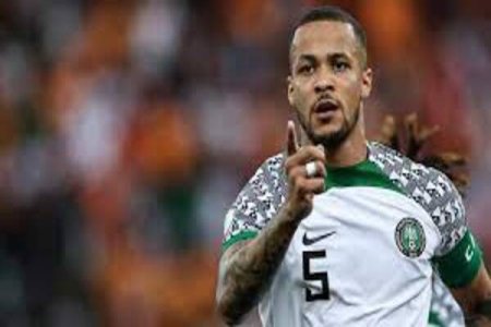 Nigeria's Super Eagles Vice-Captain Troost-Ekong Celebrates First Club Trophy with PAOK